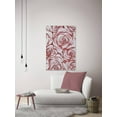 thumbnail image 5 of Marmont Hill Rose Outline Canvas Wall Art, 5 of 7
