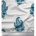 thumbnail image 1 of Soimoi Viscose Chiffon Fabric Floral & Paisley Block Print Fabric by The Yard 42 Inch Wide, 1 of 3