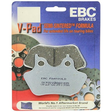 Ebc Disc Brake Pads - EBC Brakes FA400VLD VLD Chrome Semi-sintered Touring Bike Disc Brake Pad