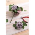 thumbnail image 4 of Flores artificiales N&T Nieting, color polvo, 25 rosas de espuma, 4 of 6