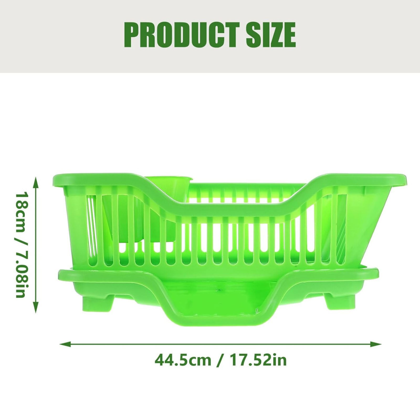 SLUOHZXI Dish Drying Rack for Kitchen Counter - Large Dish Rack with Drainboard, Rustproof Dish Drainer with Utensil Holder for Sink,White