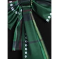 thumbnail image 4 of Seyurigaoka Women Casual Plus Size Dress Long Sleeve Plaid Patchwork A-line Dress, 4 of 9
