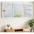 thumbnail image 3 of Pastel Coastal Wall Art Pink Beach Shell Pictures White sailboat Wall Decor Ocean Wildflowers Posters Summer Beachy Preppy Painting Print Artwork for Beach House Bedroom, 3 of 6