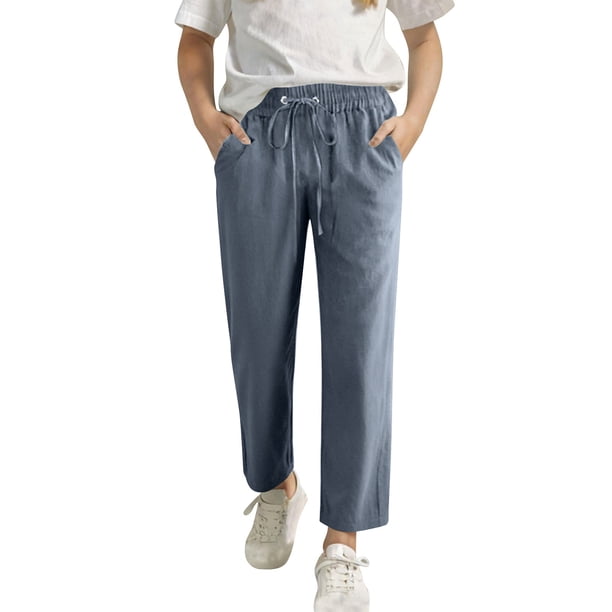 Pantalones de Pierna Ancha Niños Pantalones Cómodos Sueltos de Cuerda de Pierna Recta con Bolsillos Casual, Pantalones de Pierna Recta