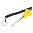thumbnail image 1 of DYNWAVECA Weight Stack Pin Weight Stack Replacement Comfort Handle Exercise Equipment Accessories Portable Strength Training Weight Pin Yellow 10x60mm, 1 of 10