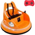 thumbnail image 2 of Royalbelle Orange 12v Electric Bumper Car for Kids, Ride On with Remote Control, 2 of 7