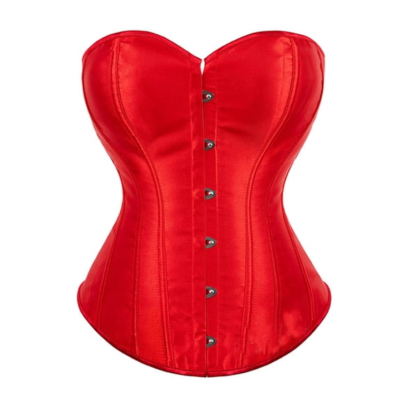 CFLVAEK Womens Strapless Bustier Body Shaper Vintage Floral Print Waist Trainer Renaissance Elegant Corset Tops Overbust Buckle Boned Bustier Corset for Dresses