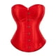 thumbnail image 1 of Vestido body de encaje liso para mujer, top de satén con forma de mujer, 1 of 2