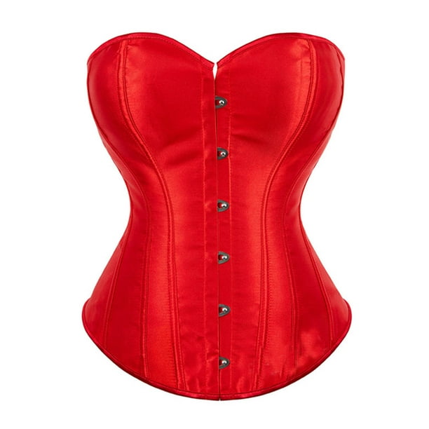 Vestido body de encaje liso para mujer, top de satén con forma de mujer