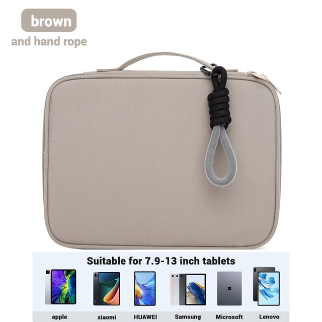 Tablet iPad Case Cover Laptop Sleeve Bag Notebook Pouch 11 14 16 Inch Shockproof Protective Tablet Accessories Kindle Xiaomi Gray 14 Inch