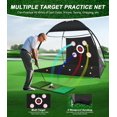 thumbnail image 2 of Golf Net Anygulf de 10 x 7 pies con alfombrilla Tri-Turf para interiores y exteriores, 2 of 7