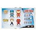 thumbnail image 4 of Funko Marvel: Civil War Hawkeye, Spiderman, Iron Man & Captain America Keychain, 4 of 5