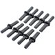 thumbnail image 1 of 10 Uds. Cuñas de enchufe de 9/16 pulgadas cuñas separadoras de piedra de cemento herramientas manuales adecuadas para Spli negro, 1 of 5
