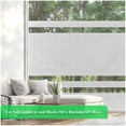 thumbnail image 3 of Ounissouiy Película de ventana esmerilada Accesorios de hardware Películas de vidrio Accesorio protector Tratamientos de ventanas Blanco 30*200cm, 3 of 6