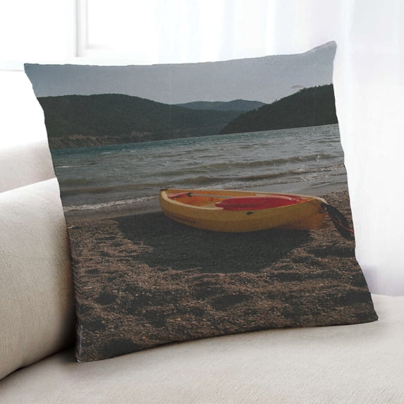 Ahgly Company Sports Canoeing Indoor Throw Pillow, 18 inch by 18 inch