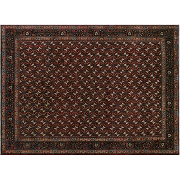 Semi Antique Loretta Red/Black Rug, 9'2" x 12'6"