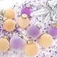 thumbnail image 4 of Conjuntos de adornos de bolas de decoración flocadas Conjuntos flocados Adornos de bolas de árbol Adornos navideños Colgantes Bolas flocadas para el hogar, 4 of 5