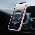 thumbnail image 7 of For IPhone 17e Case (Compatible With MagSafe)  With Invisible Magnetic O-Ring Stand Military-Grade Shockproof Phone Case,Pink,For iPhone 17e, 7 of 7
