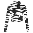thumbnail image 5 of wendunide hoodies for women Women's Long Sleeve Crop Top Turtleneck Sexy Cropped Tops Shirt Womens T-Shirts Black L, 5 of 6