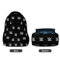 thumbnail image 6 of 16.2In Wres-Tler W-W,E Backpack with Front Pocket Cartoon Backpacks Travel Laptop Daypack Bags For Men Women, 6 of 8