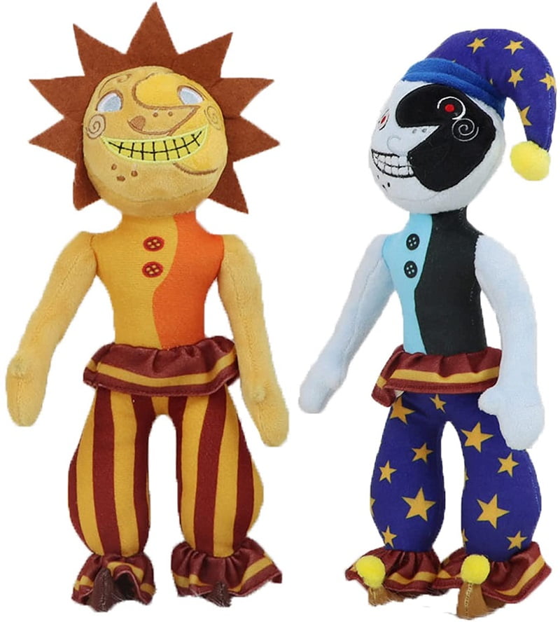 FNAF Clown Figure Sundrop and Moondrop Plush Toy Five Nights at Freddy