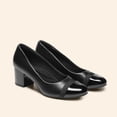 thumbnail image 3 of Zapatos de Tacón Ancho para Mujer DREAM PAIRS Negro Talla 9.5, 3 of 8