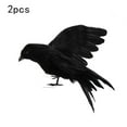 thumbnail image 5 of Realistic Crows, Handmade Crow Prop Feathered Black Crows Props Raven Bird Decor, 5 of 6