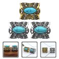 thumbnail image 4 of Miangastore 3pcs Vintage Hollow Scarf Rings Rhinestone Scarf Clips Retro Shawl Buckle Clasps, 4 of 9