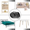 thumbnail image 4 of 8 Pack 2.5cm Round Adjustable Furniture Risers, Non-slip Rubber Stackable Washing Machine Risers Creates An Extra 2.5cm Sofa, Desk, Chair, 4 of 5