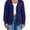 03Navy Blue, variant on Plus Size Cardigan for Women Open Front Button V-Neck Long Sleeve Ribbed Wave Edges Lightweight Sweaters