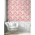 thumbnail image 5 of Ambesonne Watercolor Peel & Stick Wallpaper for Home, Vintage Flower Bloom, 13"x36", Pale Pink, 5 of 6