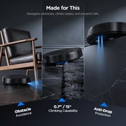 ONSON 8000Pa Robot Vacuum Cleaner and Mop Combo, 2 in 1 Vacuum and Mop With Wi-Fi, Ideal for Hard Floors