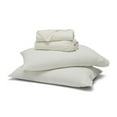 thumbnail image 3 of Superior Chloe 100% Cotton Percale Linen Texture Bed Sheet Set, California King, Ivory, 3 of 12