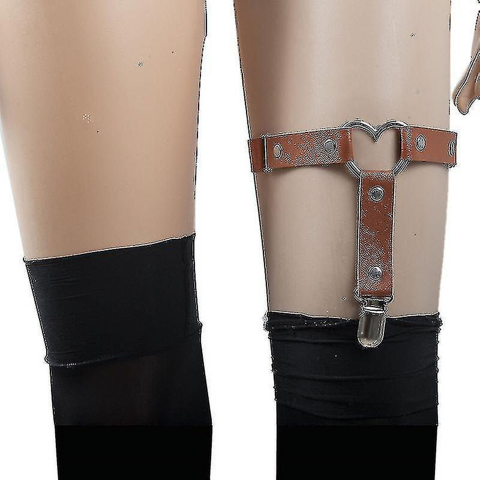 Leather thigh garter discount