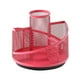 thumbnail image 2 of Xihbxyly Organizador de Bolígrafos Giratorio de 360°, 3 Compartimentos, Elegante Diseño Hueco, Ahorra Espacio En El Escritorio, Accesorio Multiusos para Uso En La Oficina o El Hogar, 10 X 10 Cm., 2 of 5