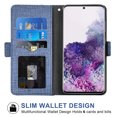 thumbnail image 2 of Compatible with Samsung Galaxy S20 Plus Wallet Case Wrist Strap Leather Flip Cover Card Holder Stand Phone Cases Cell for Glaxay S20 Plus Women Men - Blue, 2 of 5