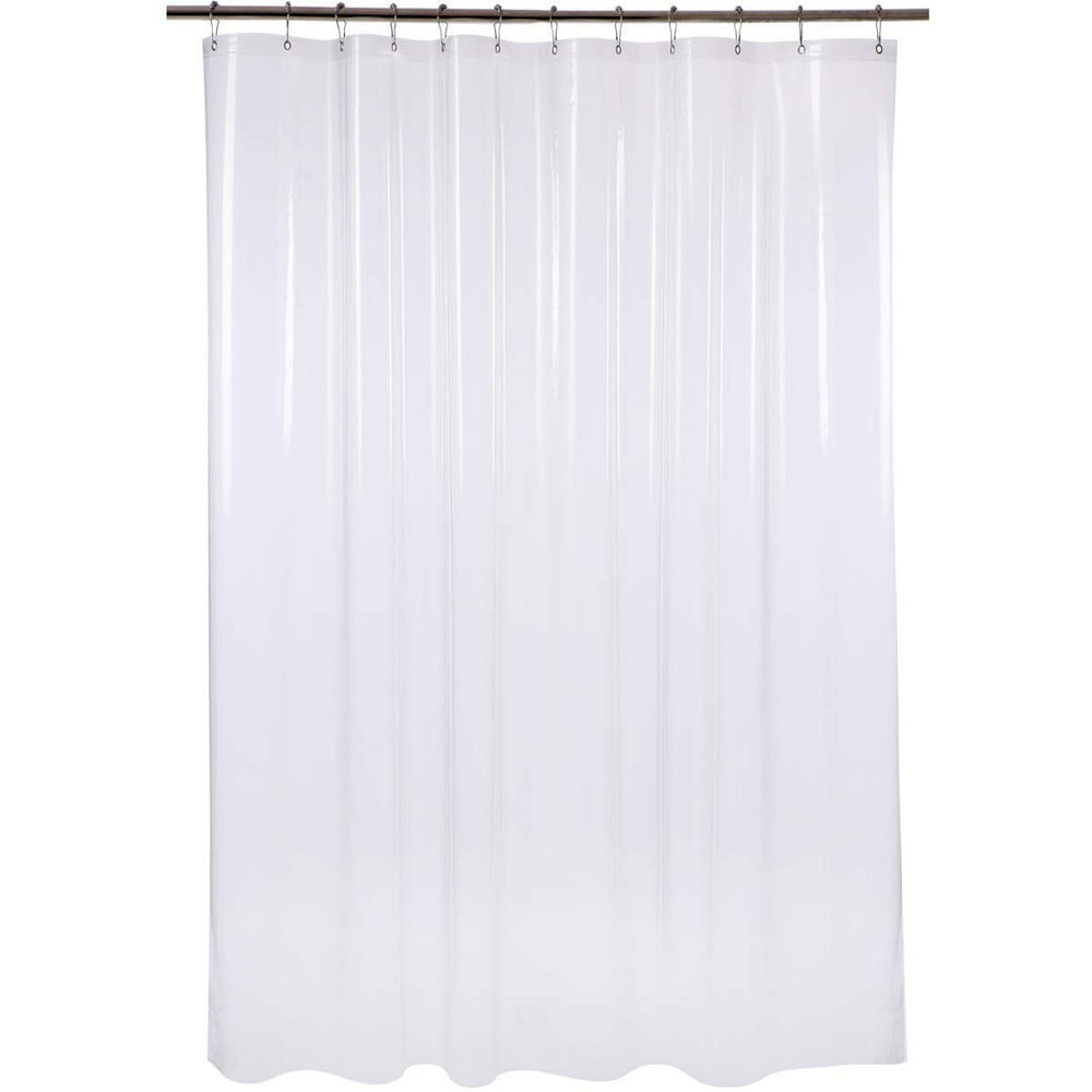 Wendana Shower Curtain, 72" x 72" Crystal Clear EVA 8G Mildew Resistant