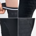 thumbnail image 5 of AGPtek Knee Pad Honeycomb Crashproof Basketball Leg Knee Long Sleeve Protective Pad Black L, 5 of 7