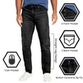 thumbnail image 2 of Men's Stone Washed Stretch Denim Jeans (Sizes, 30-44), 2 of 4
