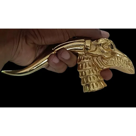 Vintage Wooden Walking Cane with Dragon Head Handle, Universal Fit