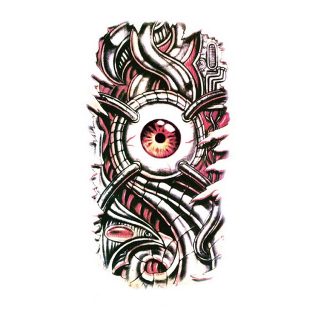 Fashion Halloween Tattoo Ghost Taty Kids Fake Arm Tattoo Waterproof Temporary Tattoo Stickers