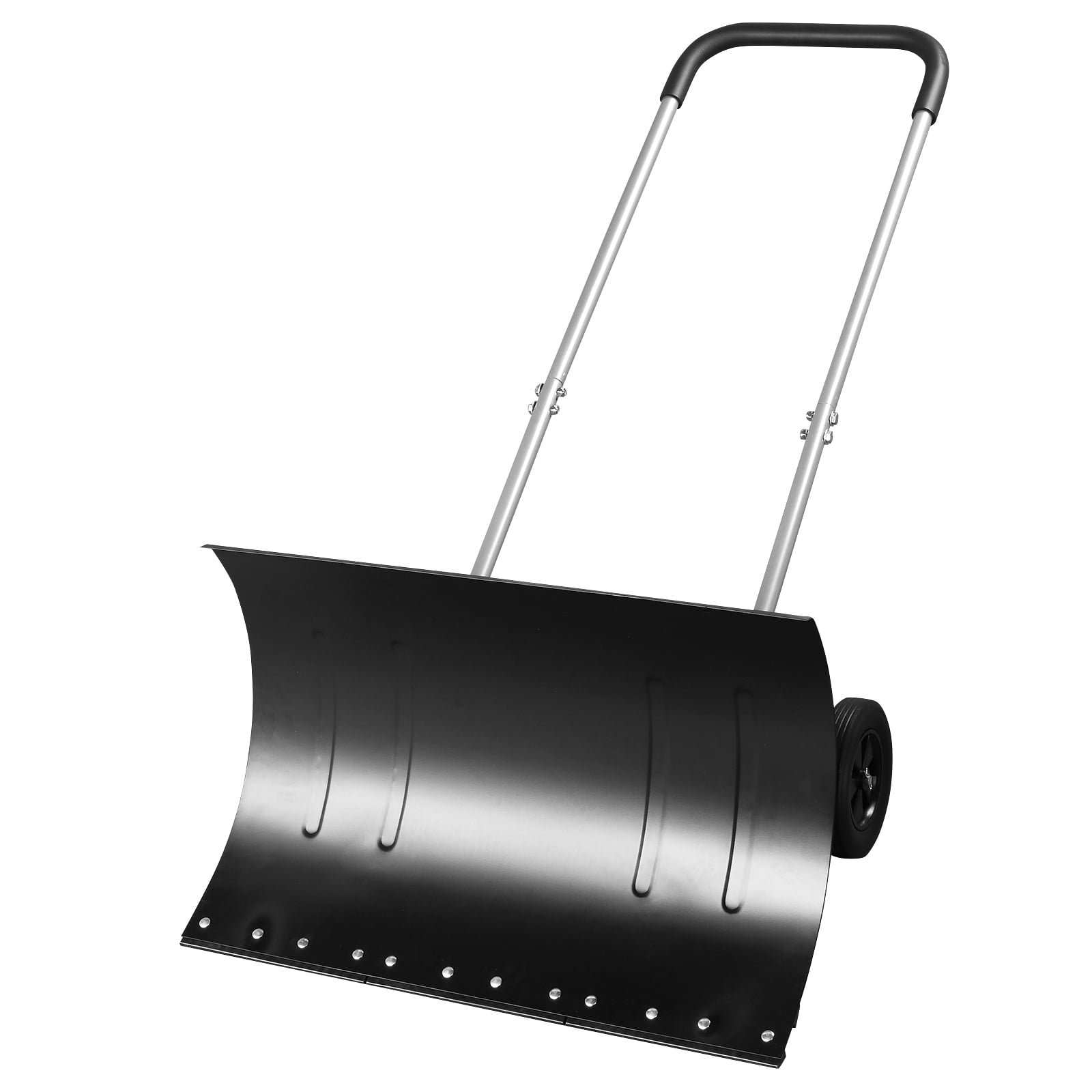 29x18.5 In Human-Powered Snow Plow, Snow Plowing Wheel Push Snow Shovel ...