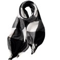 thumbnail image 2 of Holiday Gifts! Titcea Winter Scarf for Women Thicken Tassels Contrasting Plaid Retro Shawls Wraps Windproof Warm Outdoor Cold Protection Scarves, 2 of 5