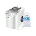thumbnail image 1 of VIVOHOME Electric Portable Compact Countertop Automatic Ice Cube Maker Machine with Hand Scoop 10 Ice Bags and Self Cleaning Function 27lbs/Day White, 1 of 4