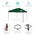 thumbnail image 5 of Best Choice Products 8x8ft Easy Setup Pop Up Canopy w/ 1-Button Setup, Wheeled Case, 4 Weight Bags - Forest Green, 5 of 9