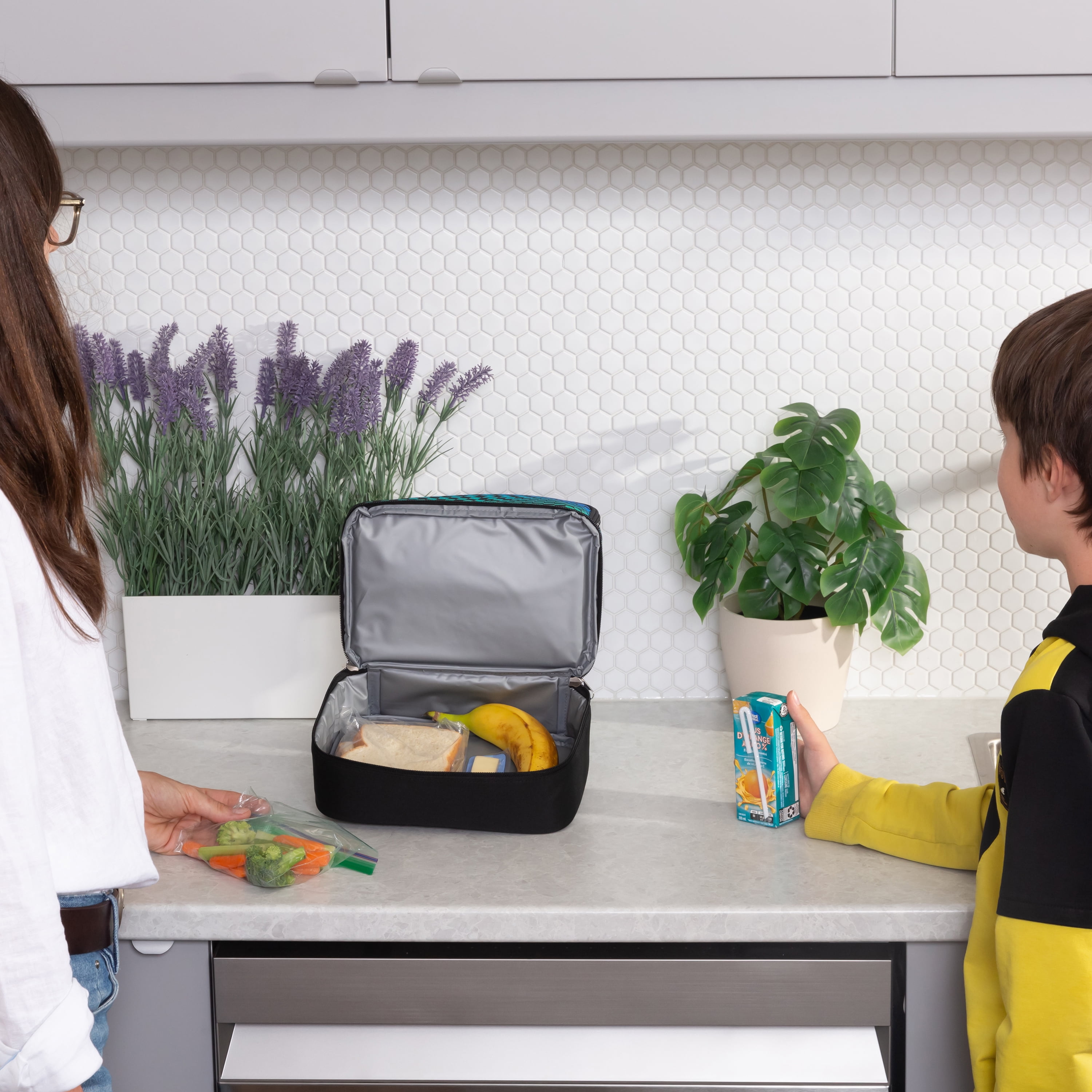 Jetstream Insulated Double Compartment Kids' Lunch Box