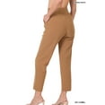 thumbnail image 3 of Women & Plus Super Stretch Office Business Pull-On Dress Pants with Elastic Waistband and Pockets, 3 of 5