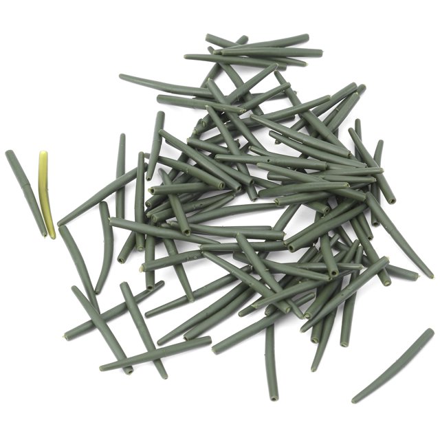 Fugacal 100Pcs/Set 36MM Carp Fishing Rig Anti‑Tangle Sleeves Terminal Connect Rubber Hose,Rubber Anti‑Tangle Sleeves,Fishing Terminal Connect Sleeves