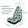 thumbnail image 5 of Salouo Circular Pattern Car Seat Covers,Universal Car Seat Protectors Easy to Install Car Cover Car Accessories Auto/rucks/Van/SUV-1, 5 of 9