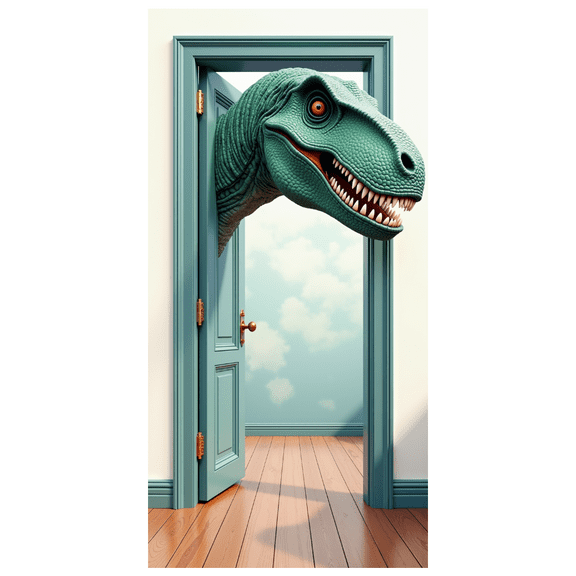 Colorful Dinosaur Birthday Party Banner Kids Decoration Backdrop Adventure Theme for Kids Room Nursery Educational Decor